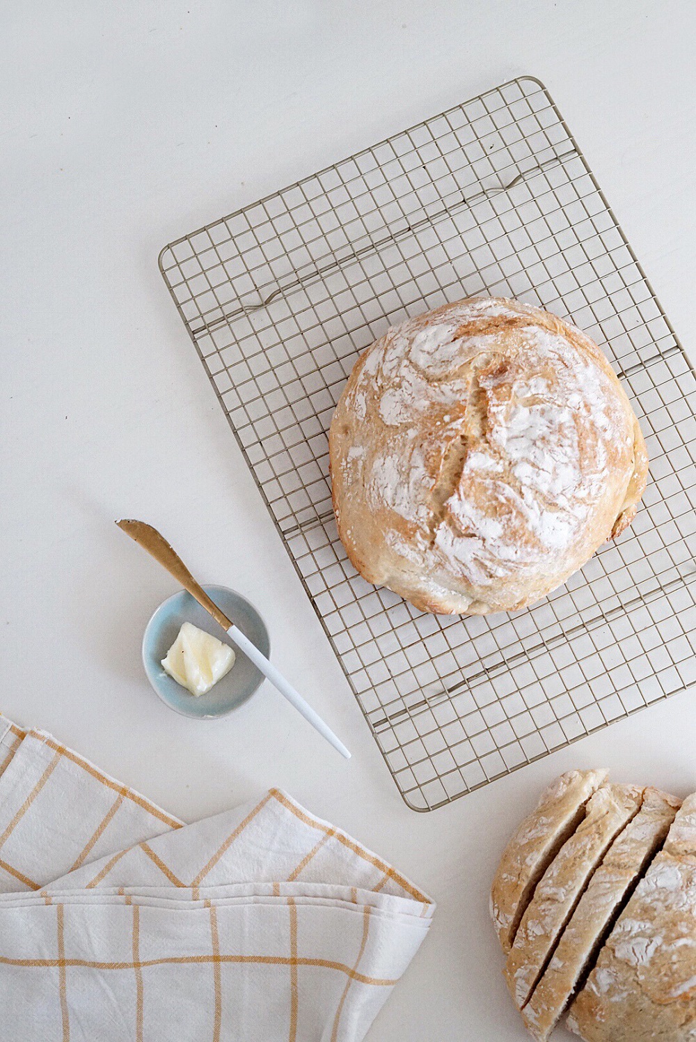 the easiest crusty bread ever