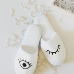 DIY eye slippers